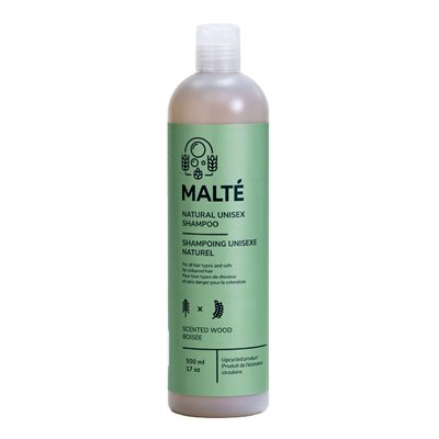 Malté Natural Unisex Shampoo - Scented Wood 500 ml