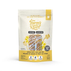 Farm Girl - Préparation Pour Pain Au Citron Et Aux Graines De Pavot 350G