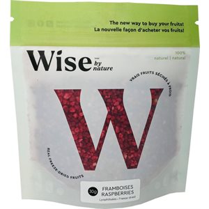 Wise By Nature Freeze-dried raspberries 