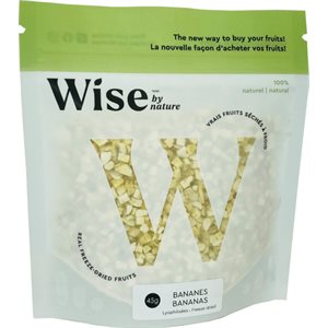 Wise By Nature Freeze-dried bananas