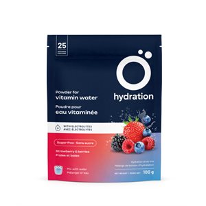 Ö Hydration Eau vitaminée en poudre Fraises Et Baies 100G