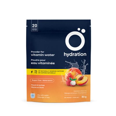 Ö HydrationEau vitaminée en poudre - Pêche Et Litchi 80g