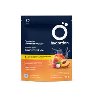 Ö HydrationEau vitaminée en poudre - Pêche Et Litchi 80g