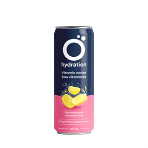 Ö Hydration Eau vitaminée- Limonade Rose 355Ml