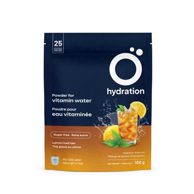 Ö Hydration Eau vitaminée en poudre- Thé Glacé Au Citron 100G