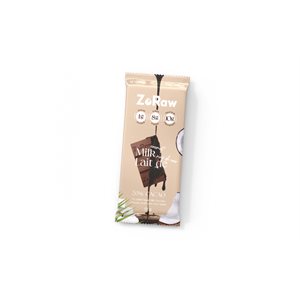 ZORAW COCONUT CHOCOLATE BAR 55% VEGAN COCOA 52GR