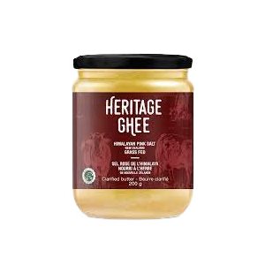 Heritage Ghee-Himalayan Pink Salt Grassfed Ghee Butter 200ml