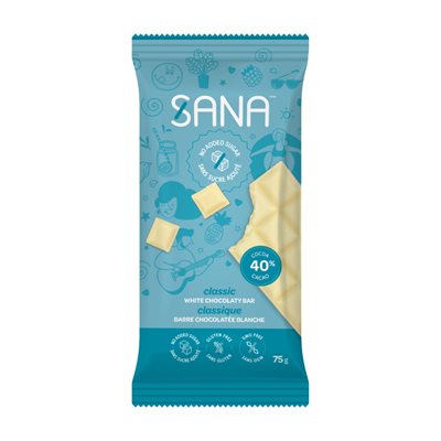 Sana Barre Chocolatée Blanche Classique