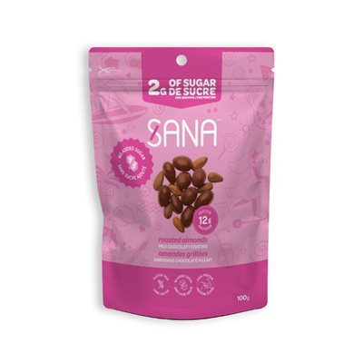 Sana Bites - Milk Chocolaty Roasted Almonds 100g