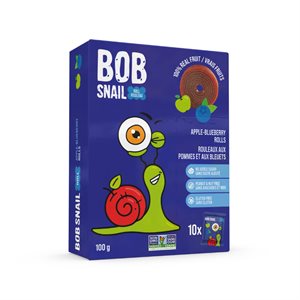 Bob Snail Rolleaux aux Pommes et aux Bleauets 100g