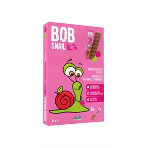 Bob Snail Rayures Pomme-Framboise 84g