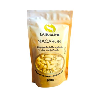La Sublime Macaroni Faible En Glucides 200g La Sublime Macaroni Faible En Glucides 200g
