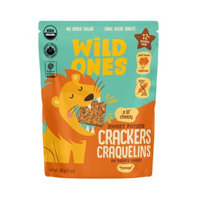Wild Ones Craquelins de patate douce fromage 28g