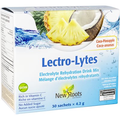 New Roots Herbal Lectro-Lytes Coco-Ananas 30sachets