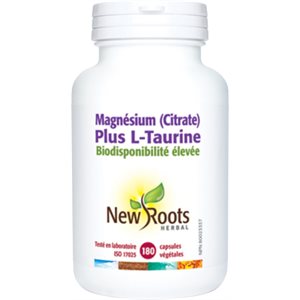 New Roots Magnesium Citrate Plus L-Taurine 180 capsules