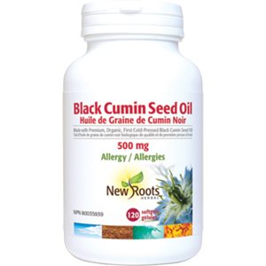 New Roots Black Cumin Seed Oil 120 softgels