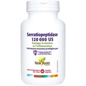 New Roots Serratiopeptidase 120,000 SU 60 capsules