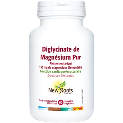 New Roots Diglycinate de Magnésium Pur 130Â mg