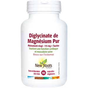 New Roots Diglycinate de Magnésium Pur 115Â mg + Taurine