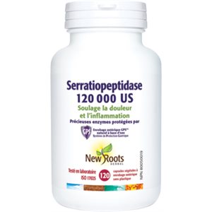 New Roots Serratiopeptidase 120,000 SU 120 capsules