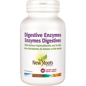 New Roots Herbal Enzymes Digestives 60caps