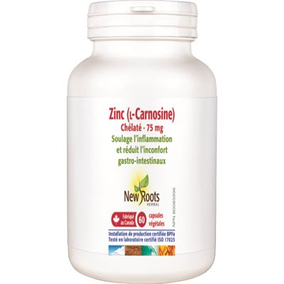 New Roots Herbal Zinc (?-Carnosine) 60caps