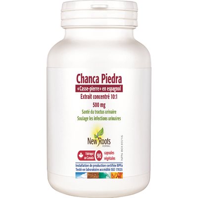 New Roots Herbal Chanca Piedra « Casse-Pierre » En Espagnol 90caps