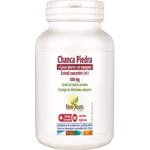 New Roots Herbal Chanca Piedra « Casse-Pierre » En Espagnol 90caps