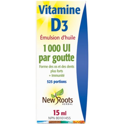 New Roots Vitamine D3 (liquide)