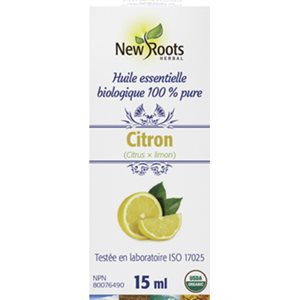 New Roots Lemon Essential Oil 15 ml