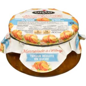 Orange Marmelade Fruit Spread Lower In Sugar 300Ml