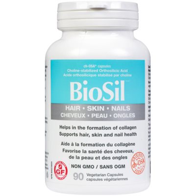 BioSil™ BioSil™ Choline-Stabilized Orthosilicic Acid Hair * Skin * Nails 90 Vegetarian Capsules