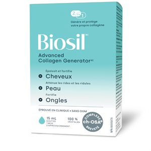 Biosil™ Biosil™ Choline-Stabilized Orthosilicic Acid® Hair * Skin * Nails 15 Ml Liquid