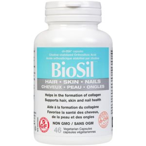 BioSil™ BioSil™ Choline-Stabilized Orthosilicic Acid Hair * Skin * Nails 46 Vegetarian Capsules