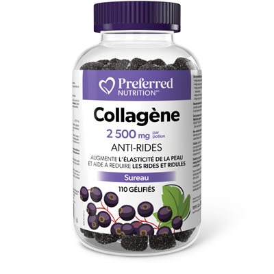 preferred nutrition , collagène 2500mg, 110gélifiés (Sureau) preferred nutrition , collagène 2500mg, 110gélifiés (Sureau)