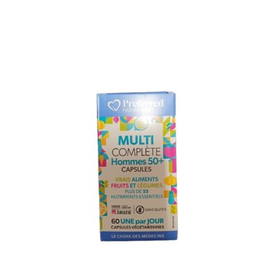 Preferred Nutrition Complete Multivitamin For Men 50+ 60Capsules