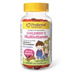 Preferred Nutrition Multivitamines pour enfants - Agrumes et framboises 180 gummies