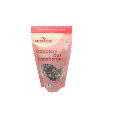 Seed Me GRANOLA CANNEBERGE BIOLOGIQUE 225G