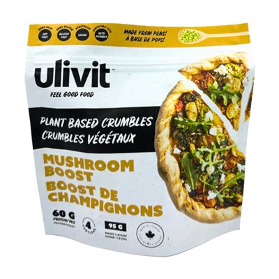 Ulivit Mushroom Boost Plant-Based Crumbles 95g