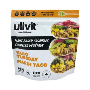 Ulivit Taco Tuesday Crumbles Végétaux 95g