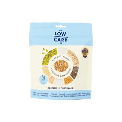 Low Carb Craquelins Super Graines -Originale 100g Low Carb Craquelins Super Graines -Originale 100g