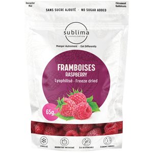 SUBLIMA Freeze Dried Raspberries 65g