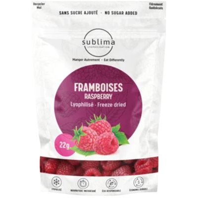 Sublima Freeze-Dried Raspberries 20G