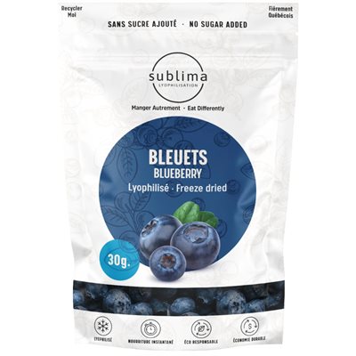 Sublima Freeze-Dried Blueberries 30G