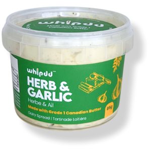 WHIPDD BUTTER HERBS & GARLIC 85g