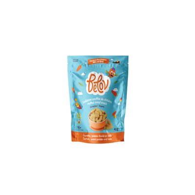 Belov Organic Carrot Sweet Potato & Kale Puffed Cereal Snack 42g