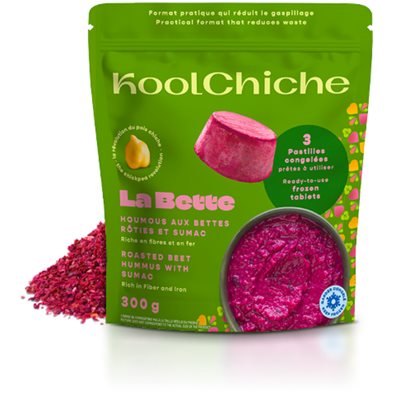KOOLCHICHE Pastille D'Hummus Congelées La Bette 300g KOOLCHICHE Pastille D'Hummus Congelées La Bette 300g