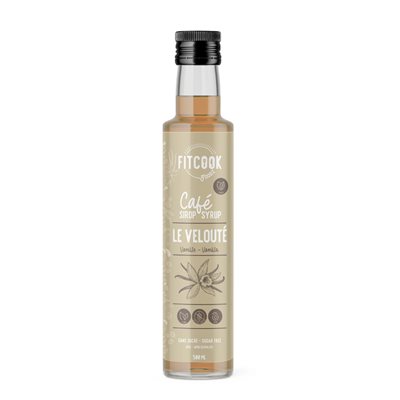 Fit Cook Foods Sirop À Café Le Velouté Vanille 500Ml Fit Cook Foods Sirop À Café Le Velouté Vanille 500Ml