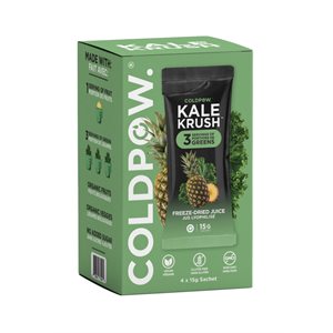 Coldpow Drinks Kale Krush 4x15g sachets