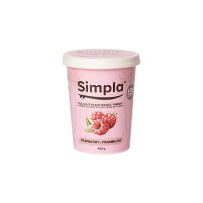 Simpla Yaourt De Noix De Coco Framboise (450g)